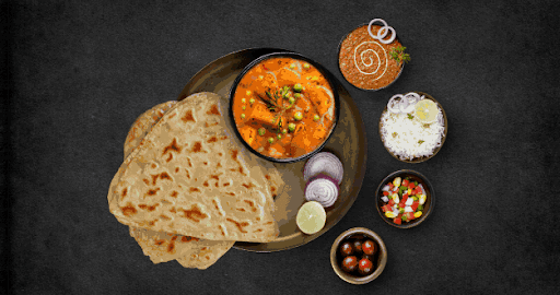 Aloo Matar Thali Meal