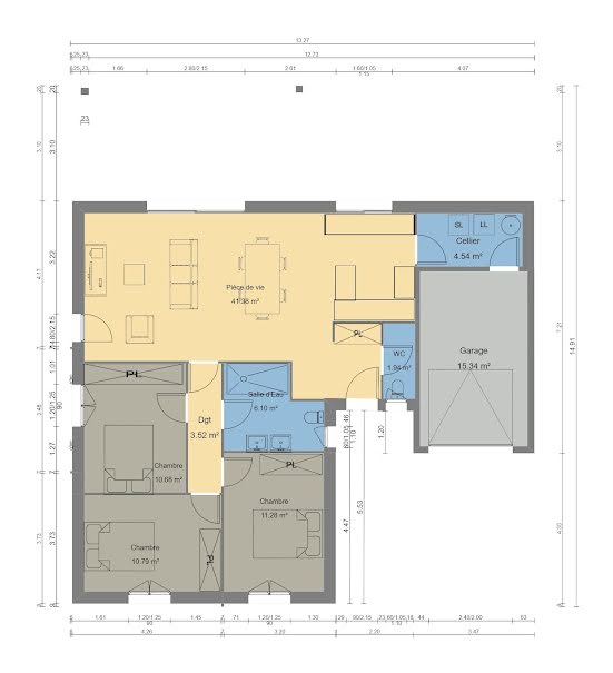 Vente maison neuve 4 pièces 91 m² à La Bastide-Clairence (64240), 369 000 €