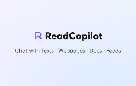 ReadCopilot - Chat with All Your Info Sources small promo image