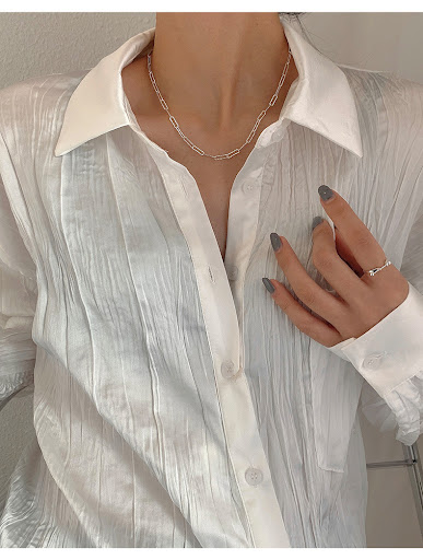 Title 10, New Womens Niche Design S925 Silver Geometric ...