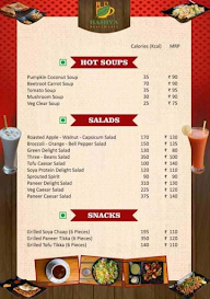 Hashva Health Cafe menu 1