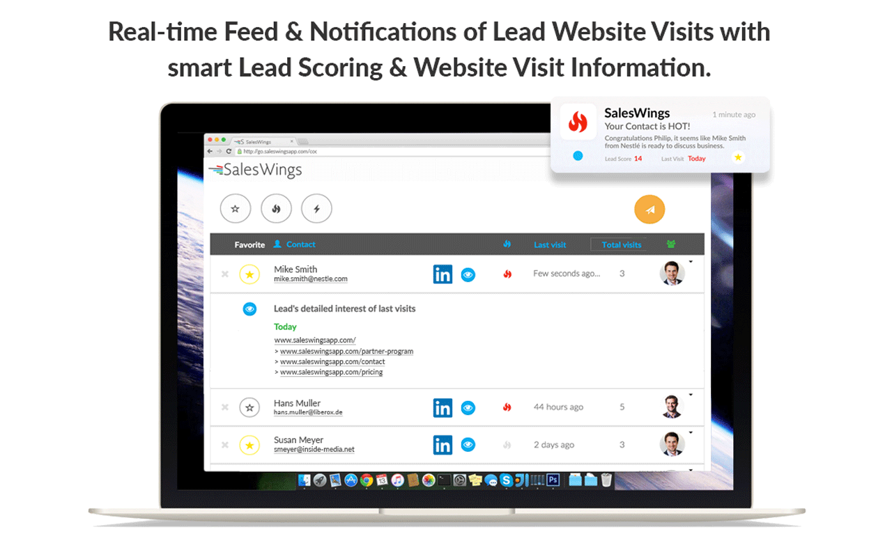 SalesWings Lead Website Tracking for Gmail Preview image 6