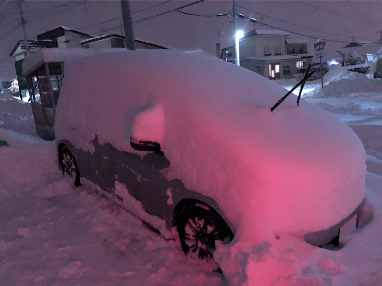 フィットのフィット・GE6・爆弾低気圧・北海道に関するカスタム事例の投稿画像1枚目
