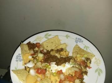 Nachos (Leftover Meatloaf)