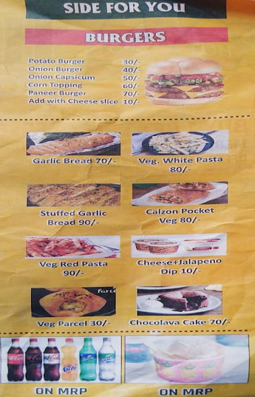 Hot Spot Pizza Sekhar menu 