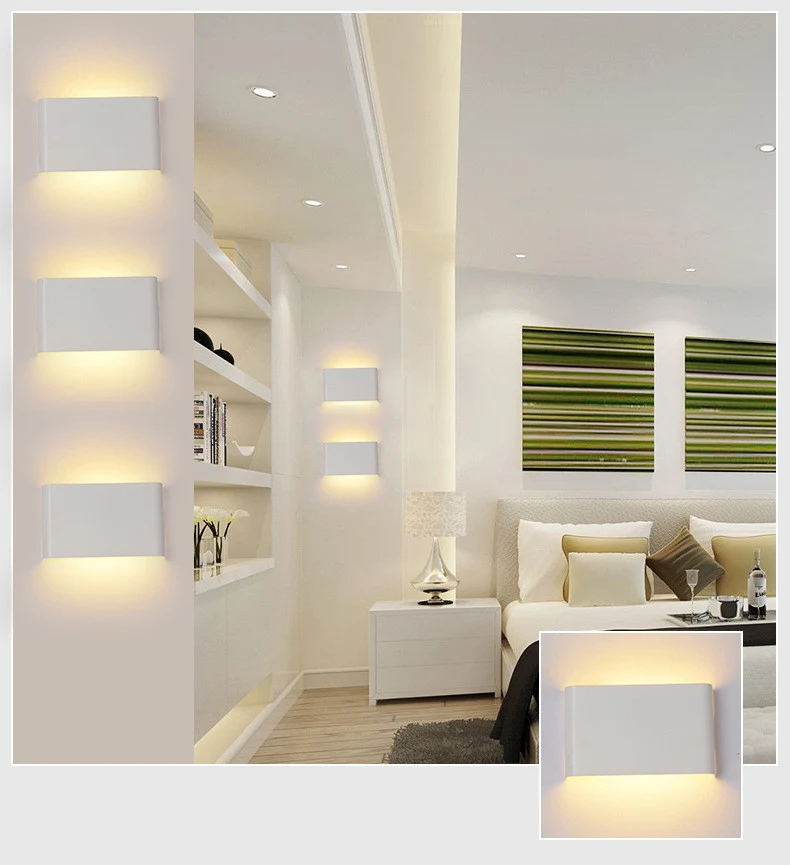 LED zidna lampa za kupatilo, ogledalo, prednje svetlo, hodnik i prolaz. Osvetlite prostor sa modernom, elegantnom i štedljivom rasvetom.