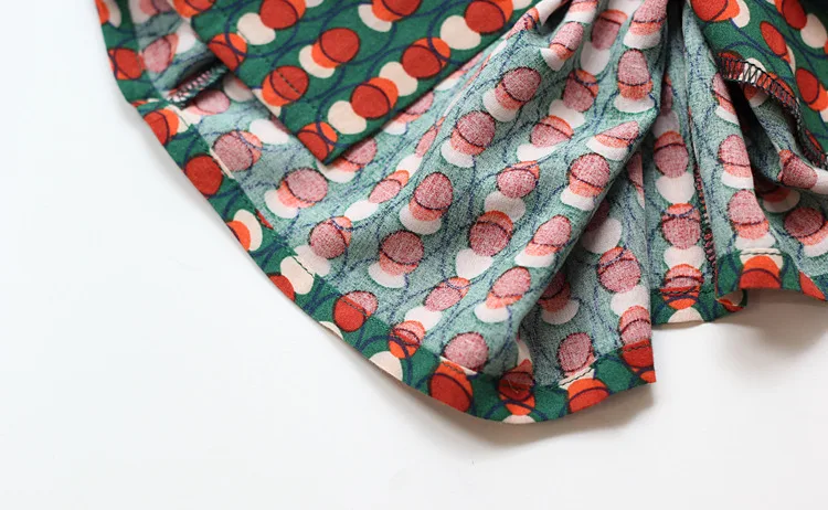 Title 12, Traje de algodón retro estampado para niñas Rop...