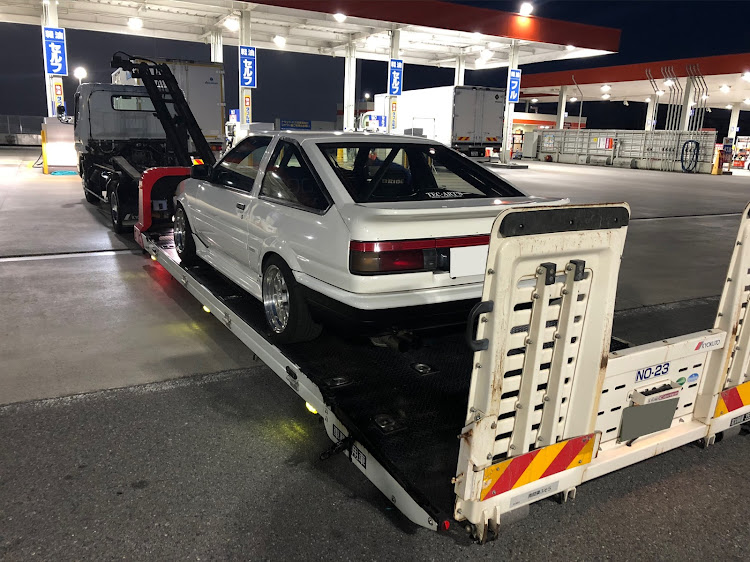 スプリンタートレノの引越し完了・新生活スタート・トラブル発生・エンジンかからない(´°̥̥̥̥̥̥̥̥ω°̥̥̥̥̥̥̥̥｀)・うんともすんともに関するカスタム事例の投稿画像2枚目