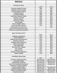 Tag Foods menu 1