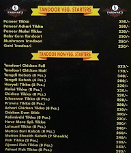 Pariwars Havemore Restaurant & Bakers menu 2