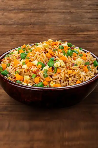 Chicken Chilli Garlic Fried Rice Bowl