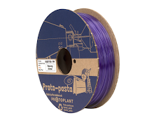 Proto-Pasta Translucent Primrose Purple HTPLA Filament - 2.85mm (0.5kg)