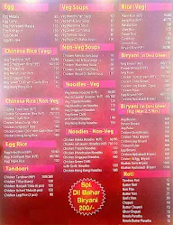 Dilbahar Veg & Non Veg menu 2