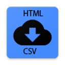 HTML table to csv Chrome extension download