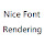 Nice Font Rendering