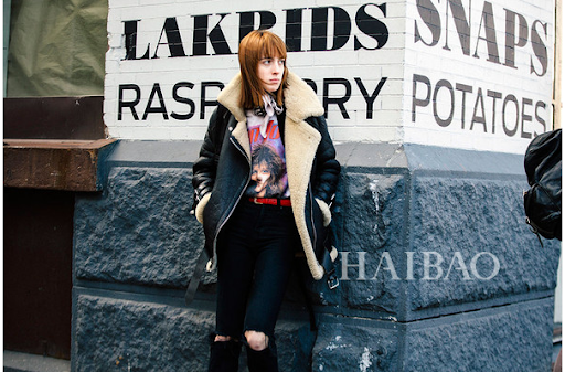 Title 6, Suede leather jacket and lamb wool warm coat. E...