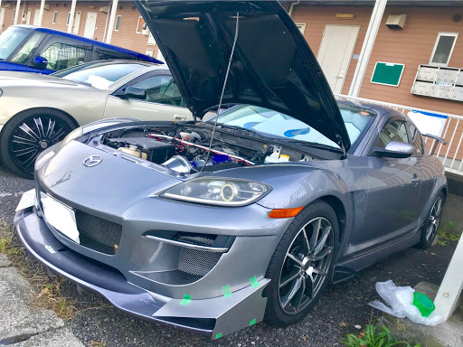 RX-8のカナード自作・DIY・鉄板曲げる方の板金・1台目もボックス