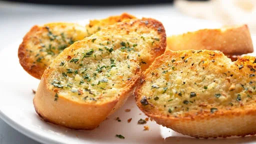 Single Topping Garlic Bread 4 Pcs