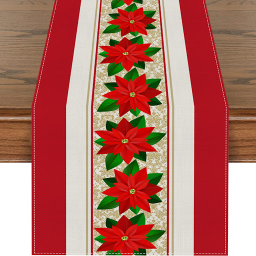 Title 2, Christmas Polyester Tablecloth Holiday Decorati...