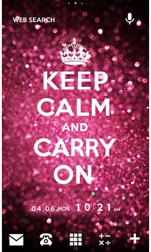 Screenshot Keep Calm and Carry On Theme