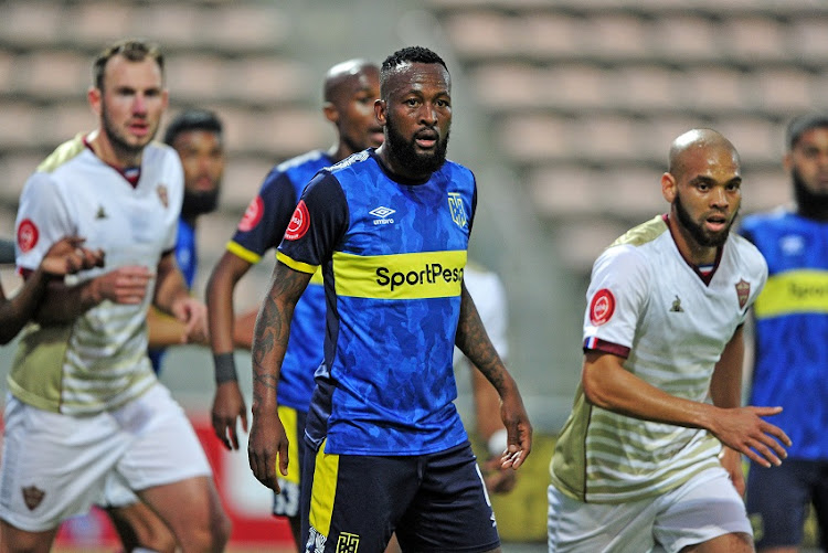 Mpho Makola of Cape Town City during the Absa Premiership 2019/20 football match between Cape Town City and Stellenbosch FC at Athlone Stadium in Cape Town on 10 August 2019.