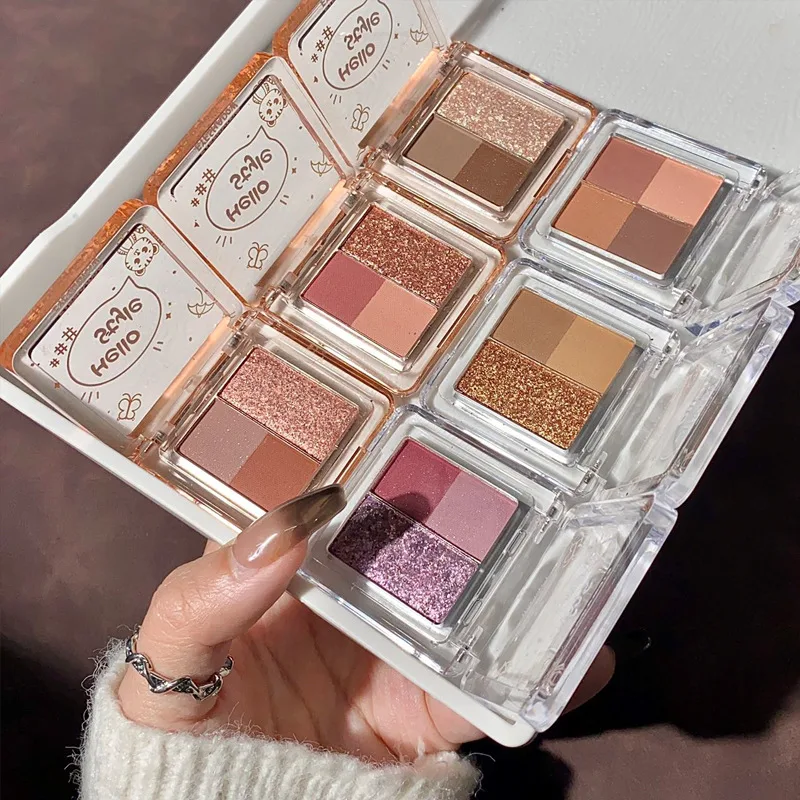 Paleta cieni do powiek Little Cookie Rose Dark Cloud Earth Color, kolory ziemi dla naturalnego i wyrazistego makijażu. Idealna do codziennych i wieczornych stylizacji.