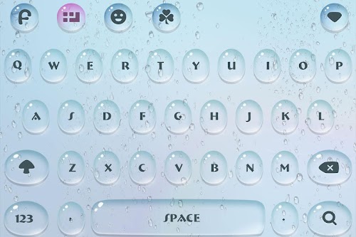 Android application Water Screen Keyboard screenshort