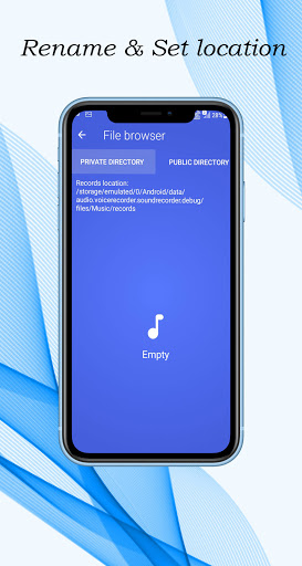 Screenshot Voice Recorder- Mp3 recordings