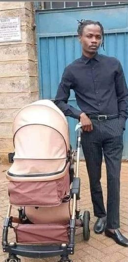 Juliani pictured with new born son