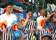 Afton performers from Pinelands during the  Cape Town Carnival.