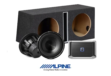 Alpine X-series baspaket 2x12" och 2st X-A90M