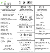 The Haven International Coffee House menu 1