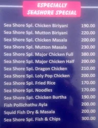 Sea Shore menu 7