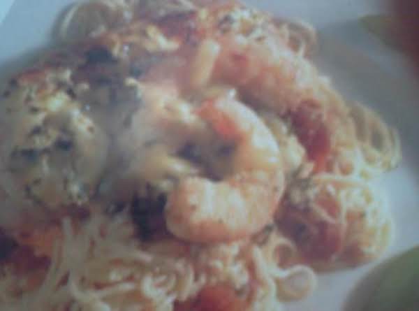 Shrimp in Angel Hair Pasta Casserole_image