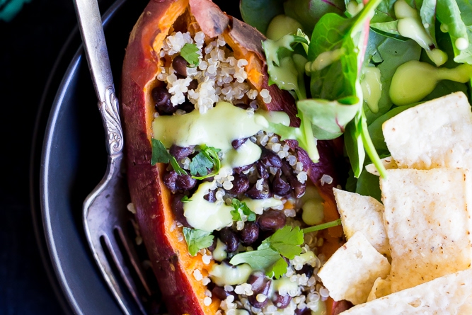 Make Ahead Tex Mex Sweet Potato Lunch Bowls