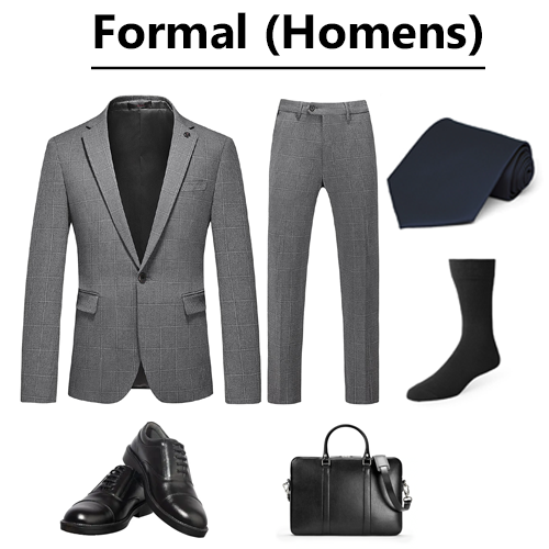  Sugestões para ambiente formal (Homens)