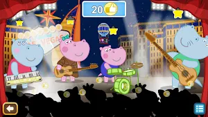 Kids music party: Hippo Super star screenshot 11