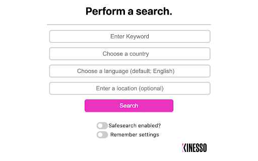 Kinesso Search