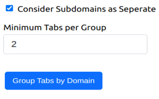 Group by Domain