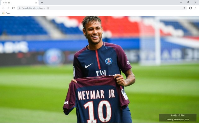 Neymar Full HD Custom New Tab