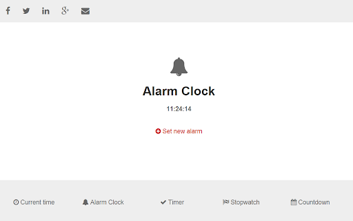 Alarm Clock Stopwatch 