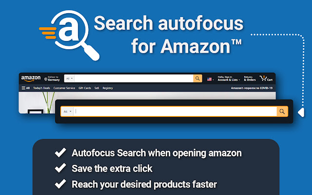 Searchbar autofocus for Amazon chrome extension