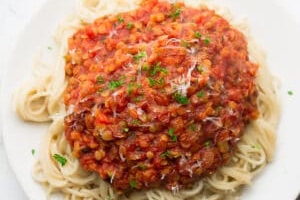 Lentil Bolognese