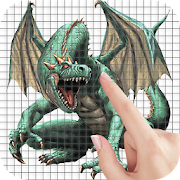  Dragons Color by Number - Pixel Art Game 