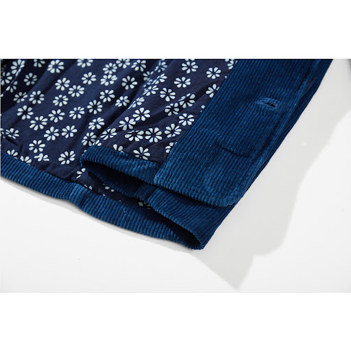 Title 7, Woven Blue Dyed Coat Vintage Corduroy, classic ...