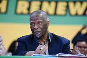 Former ANC president Thabo Mbeki at the ANC 55th National Conference at Nasrec EXPO Centre in Johannesburg.