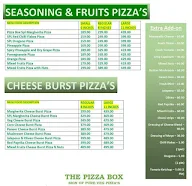 The Pizza Box menu 3