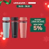 [Lifemc12Bpc - 8% Đơn 350K] Bình Giữ Nhiệt Lock&Lock Có 2 Nắp Thay Thế New Clip Tumbler 540Ml Lhc4279 (3 Màu)