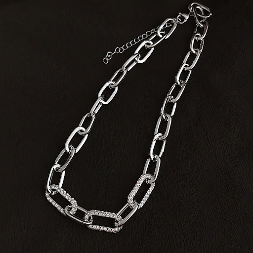 Title 2, European and American exaggerated choker neckla...