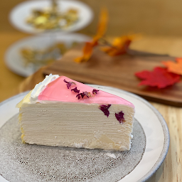 Rose Mille Crepe Cake